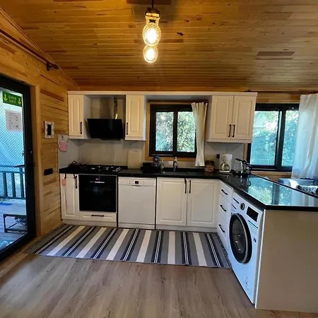 Charming Wooden House With Access To A Large Garden Semesterbostad